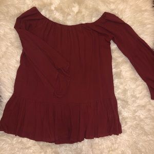 Off the shoulder top